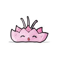 lotus flower cartoon character