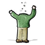 cartoon headless man N2