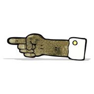 pointing hand cartoon symbol N3