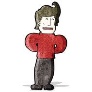 cartoon confident man N5