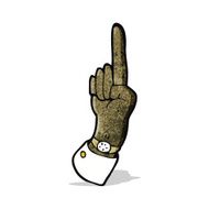 pointing hand cartoon symbol N5