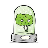 cartoon brain in jar N4