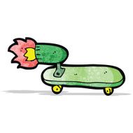 Cartoon Skateboard N2