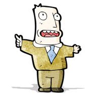 cartoon pointing man N15