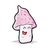 mushroom cartoon character