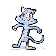 funny cartoon cat N16