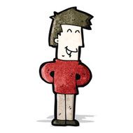 cartoon happy man N16