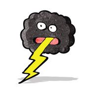 cartoon storm cloud N9
