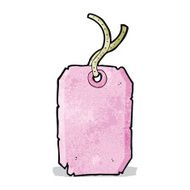 pinik luggage tag cartoon