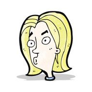 cartoon confused woman N24