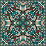 Traditional ornamental floral paisley bandanna You can use this N12