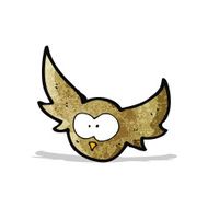 cartoon flying owl