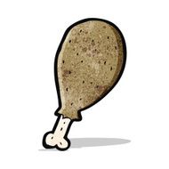 Cartoon Chicken Leg N32