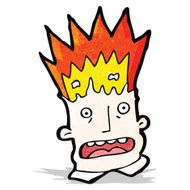 Cartoon Exploding Head N4