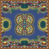 Traditional ornamental floral paisley bandanna You can use this N41