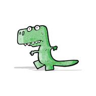 cartoon little dinosaur