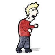 cartoon stressed man N4