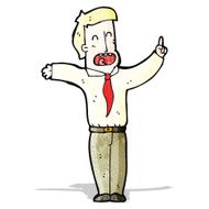 cartoon boss giving orders