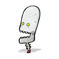cartoon robot head N2