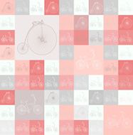 Seamless background with bicycles N3