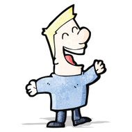 cartoon laughing man N7