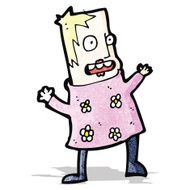 cartoon stressed woman N2