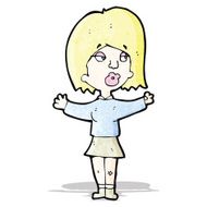 cartoon blond woman N3
