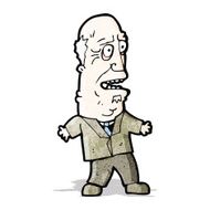 cartoon old man N8