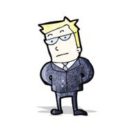 Cartoon Businessman N22