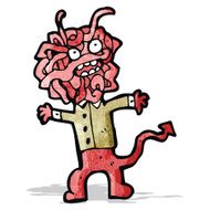Cartoon monster N14