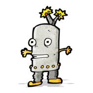 Cartoon Robot N38