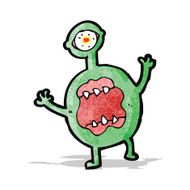 Cartoon monster N15