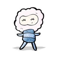 cute cloud head creature cartoon N5