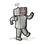 Cartoon Robot N45
