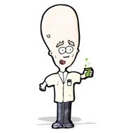 cartoon genius scientist N3