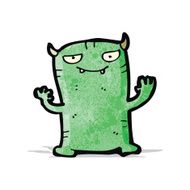 cartoon little monster N12