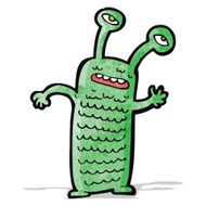 cartoon funny alien
