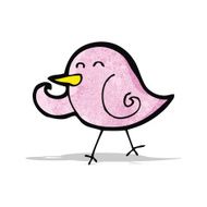 cartoon little bird N7