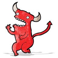 cartoon little devil N13