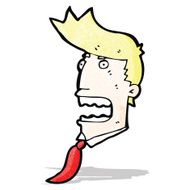 cartoon angy face