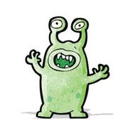 Cartoon Alien N38