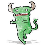 cartoon little monster N14
