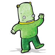 Cartoon Spaceman N7
