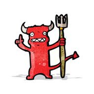 cartoon little devil N17