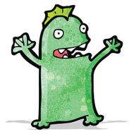 Cartoon Swamp Monster N7