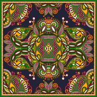 Traditional ornamental floral paisley bandanna N49