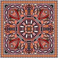 Traditional ornamental floral paisley bandanna N53
