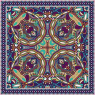 Traditional ornamental floral paisley bandanna N59