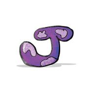 child's drawing of the letter j