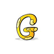 child's drawing of the letter g